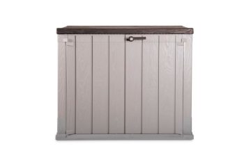Ящик пластиковый TOOMAX Wood Style 842л (1,29х0,74х1,11м) СЕРЫЙ. Акция